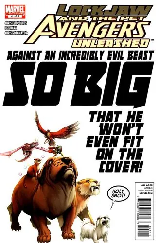 Cover of Lockjaw & the Pet Avengers Unleashed #4
