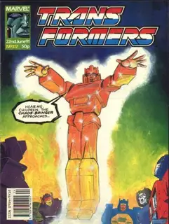 Cover of The Transformers #317