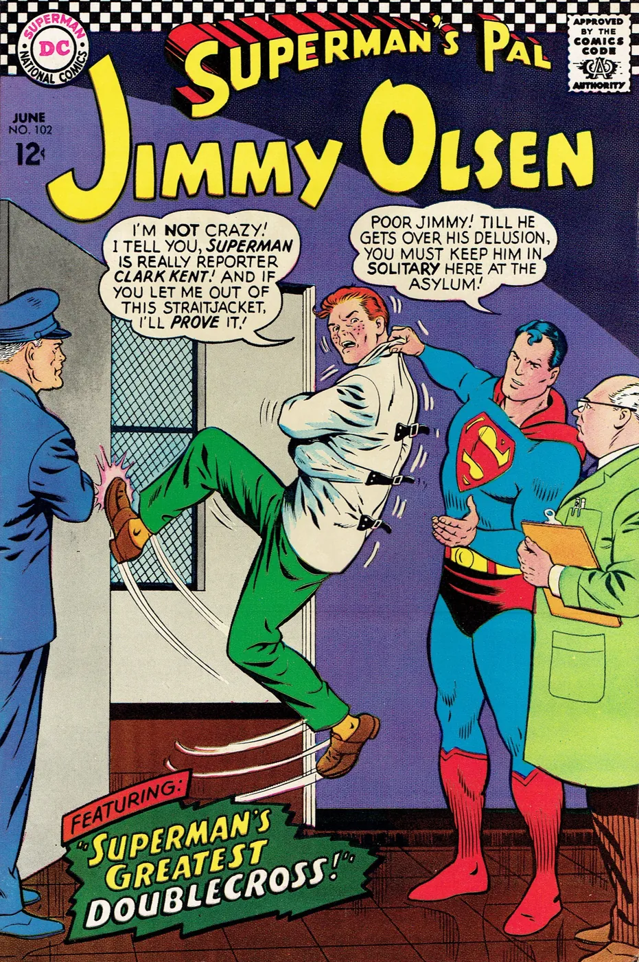 Cover of Superman's Pal, Jimmy Olsen #102