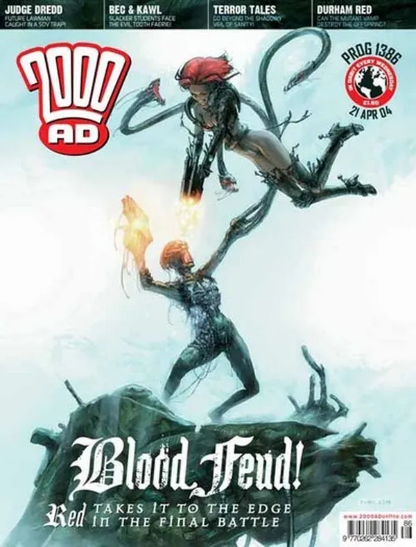 Cover of 2000 AD #1386