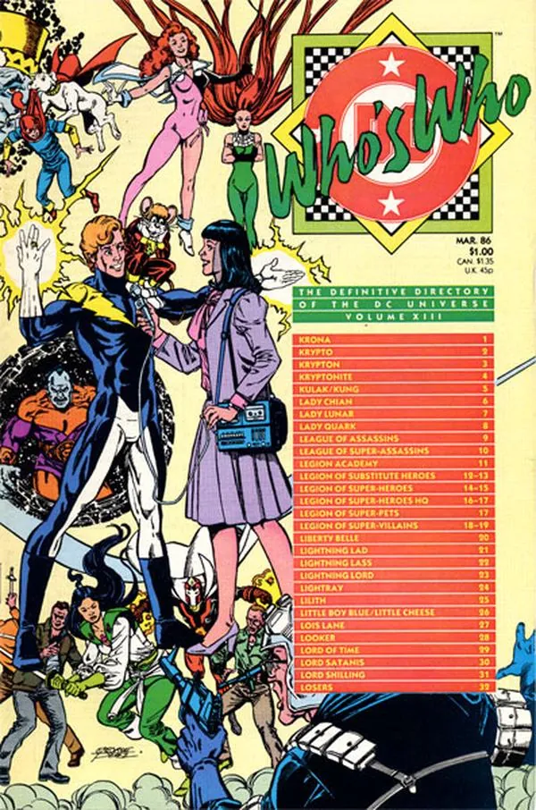 Cover of Who's Who: The Definitive Directory of the DC Universe #13