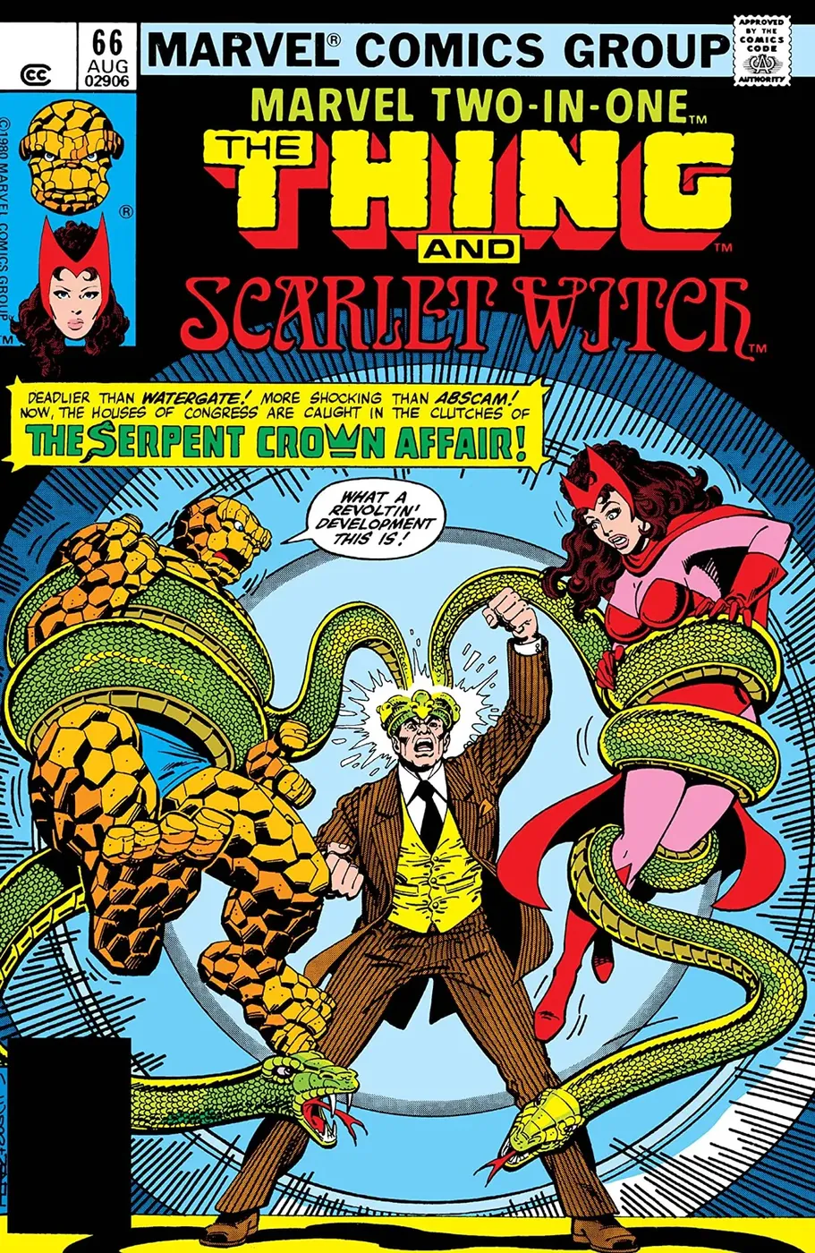 Cover of Marvel Two-in-One #66
