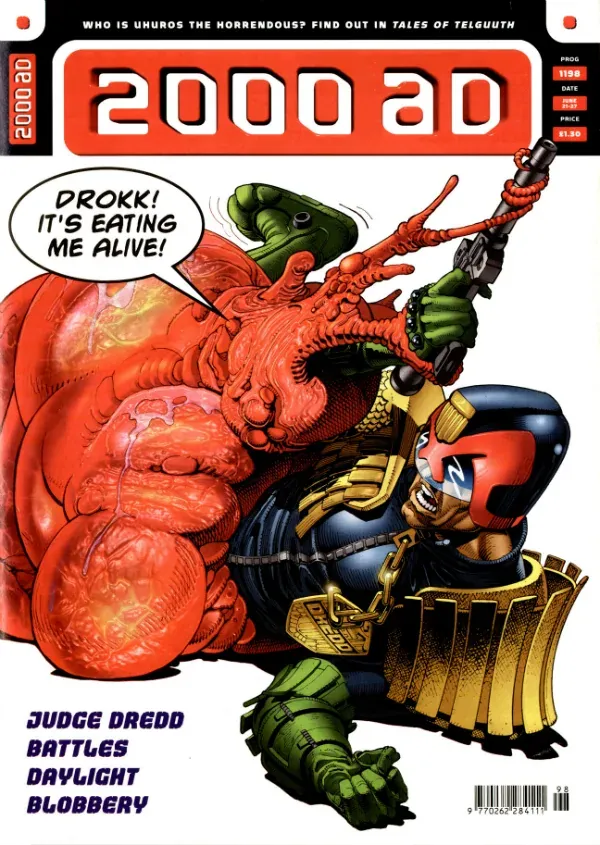 Cover of 2000 AD #1198