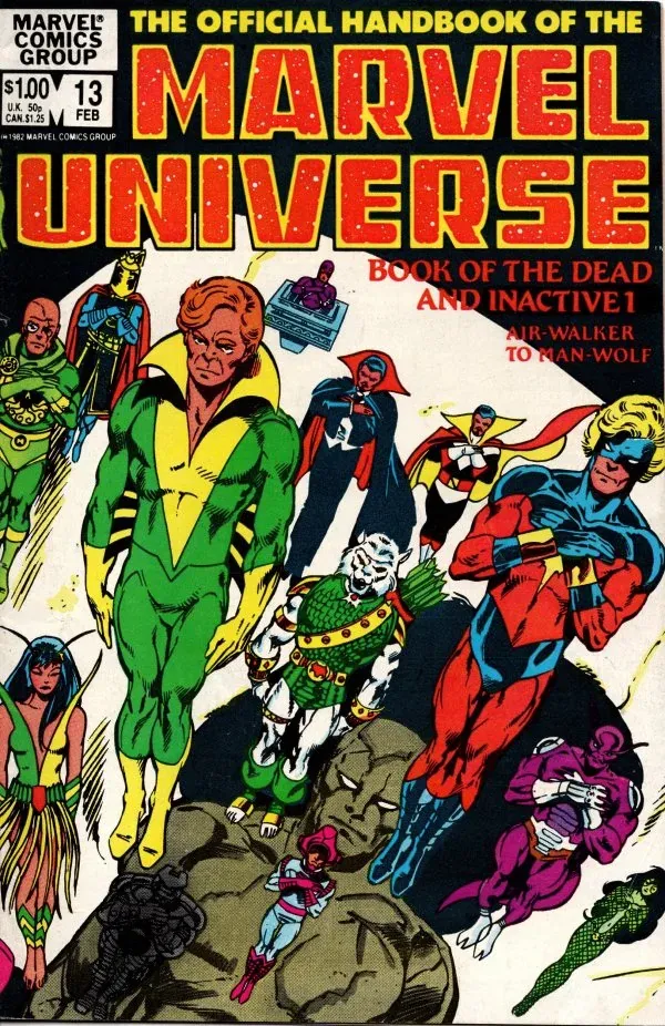 Cover of The Official Handbook of the Marvel Universe #13