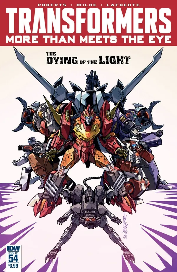 Cover of The Transformers: More Than Meets the Eye #54
