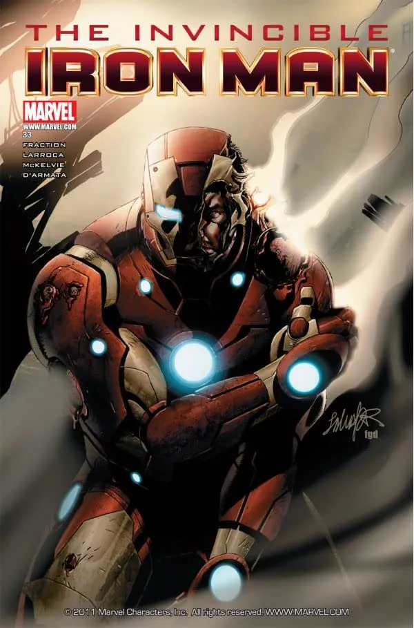 Cover of Invincible Iron Man #33