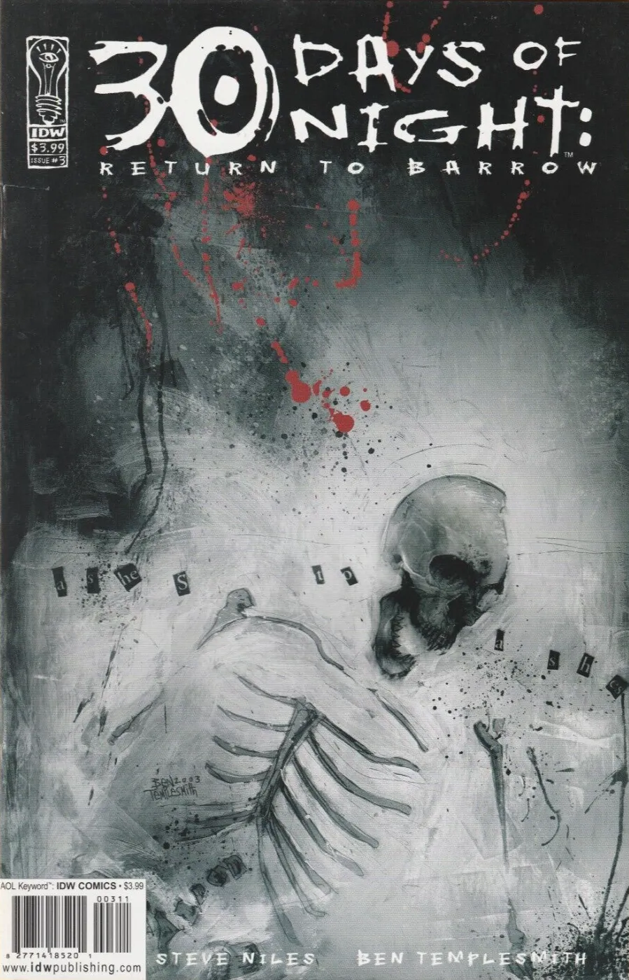 Cover of 30 Days of Night: Return to Barrow #3