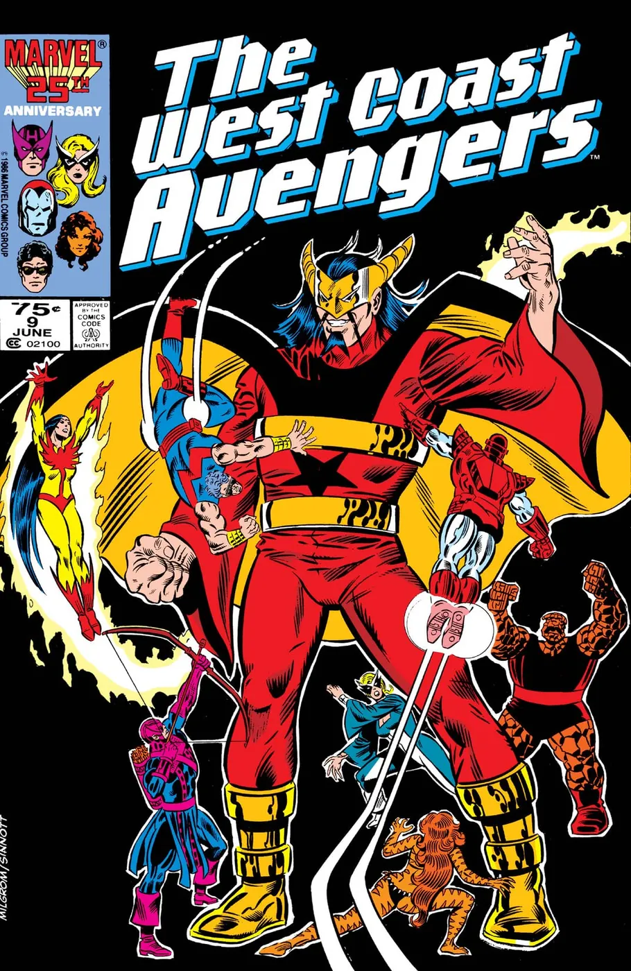 Cover of West Coast Avengers #9