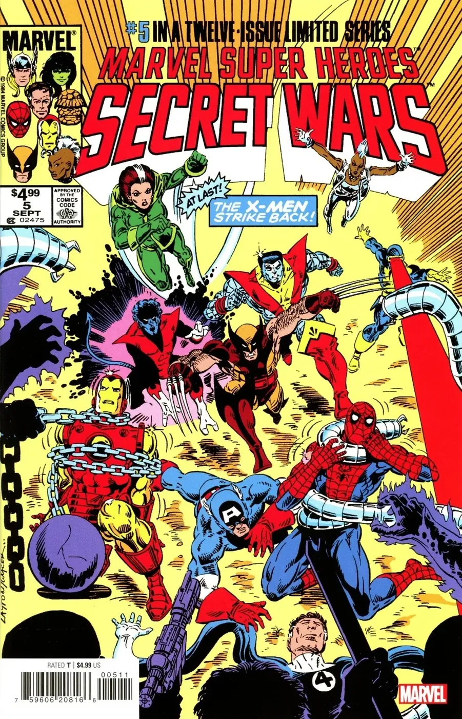 Cover of Marvel Super-Heroes Secret Wars #5