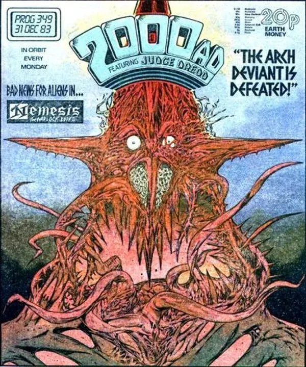 Cover of 2000 AD #349