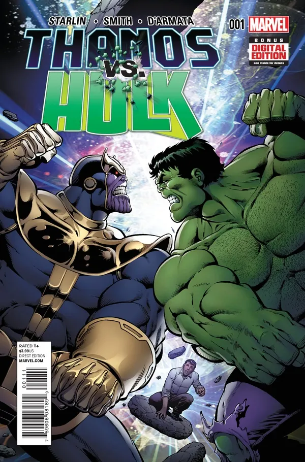 Cover of Thanos vs. Hulk #1