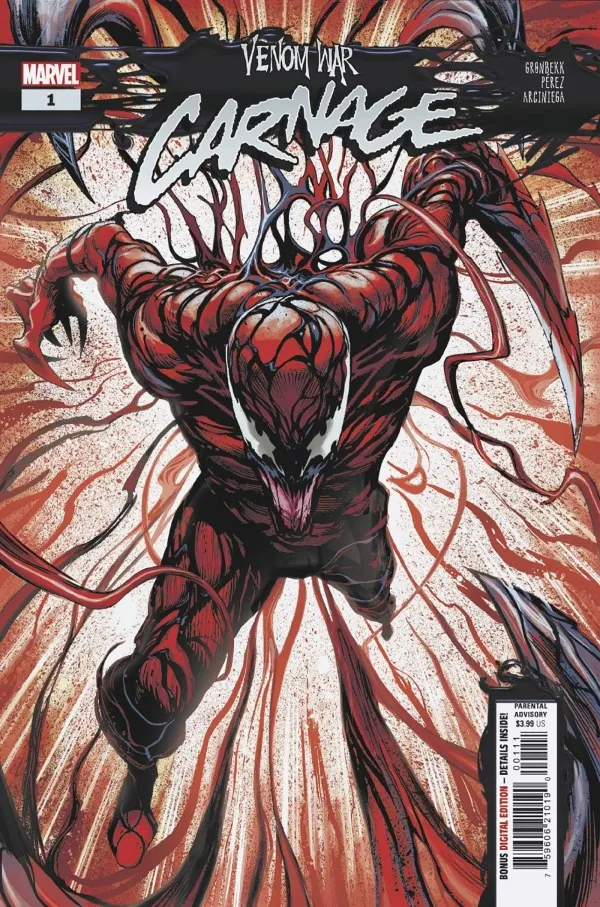 Cover of Venom War: Carnage #1