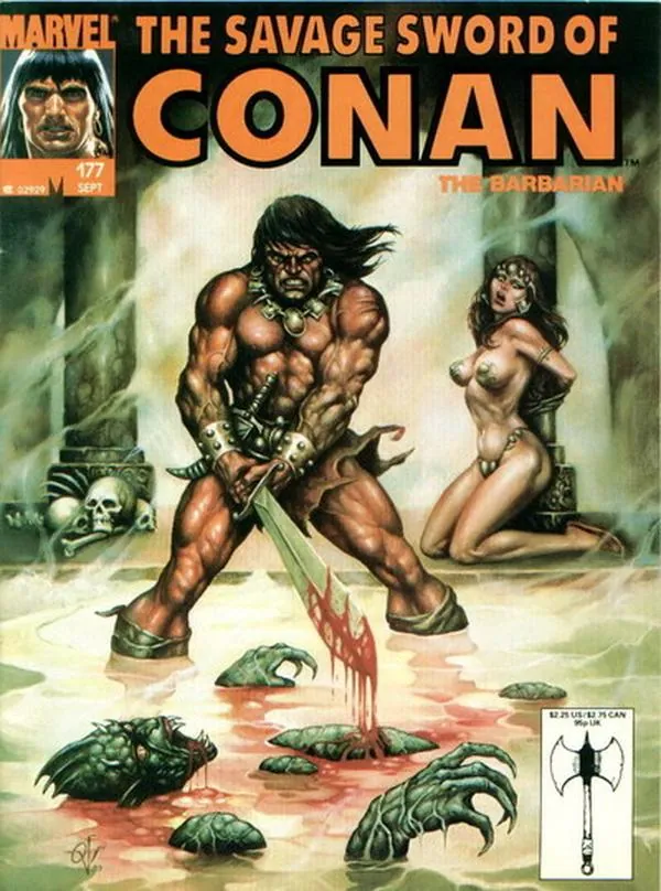Cover of The Savage Sword of Conan #177