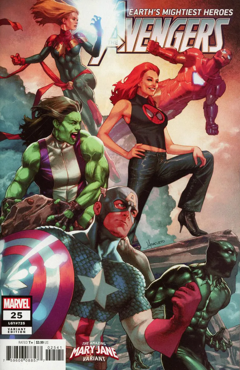 Cover of Avengers #25 (725)