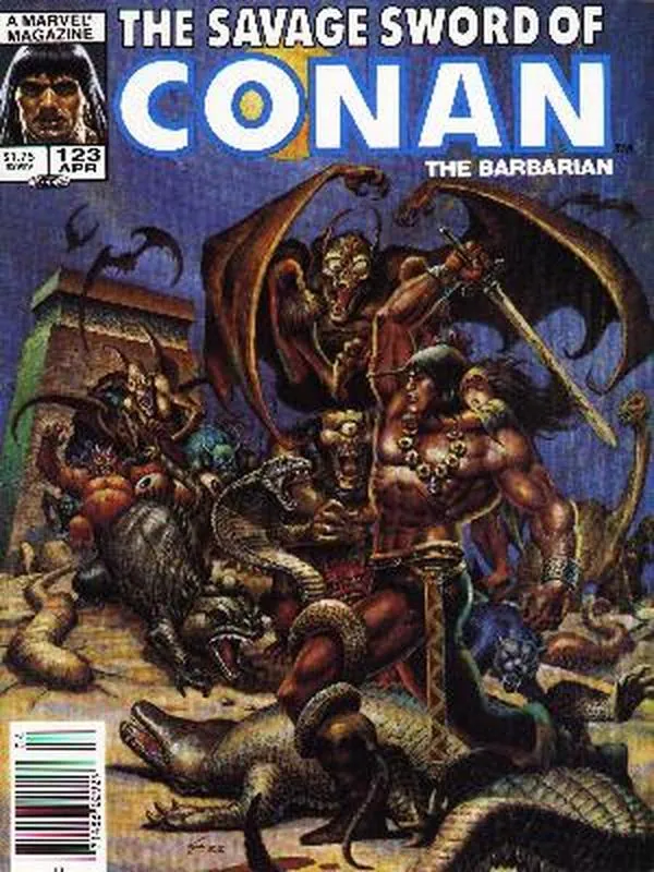 Cover of The Savage Sword of Conan #123