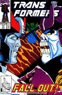 Cover of The Transformers #77