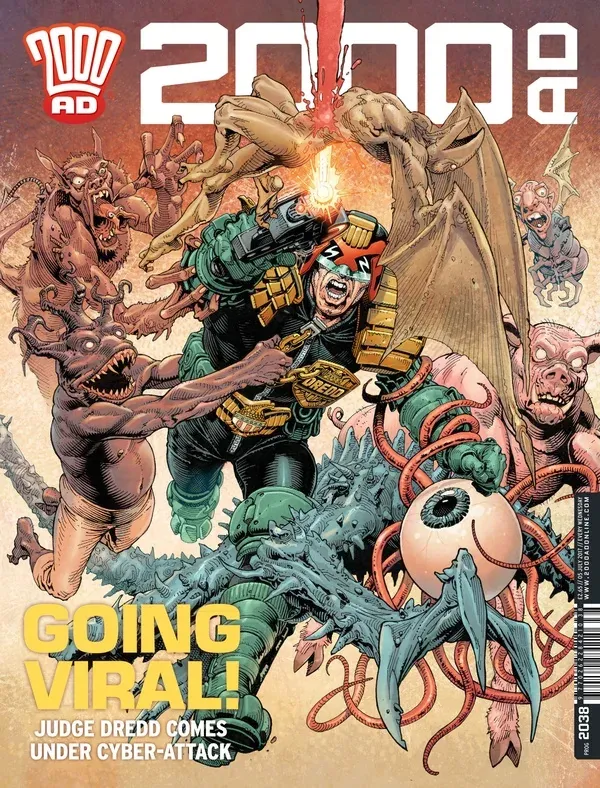 Cover of 2000 AD #2038
