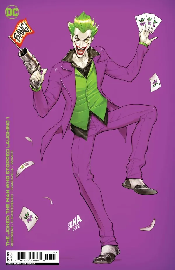 Cover of The Joker: The Man Who Stopped Laughing #1