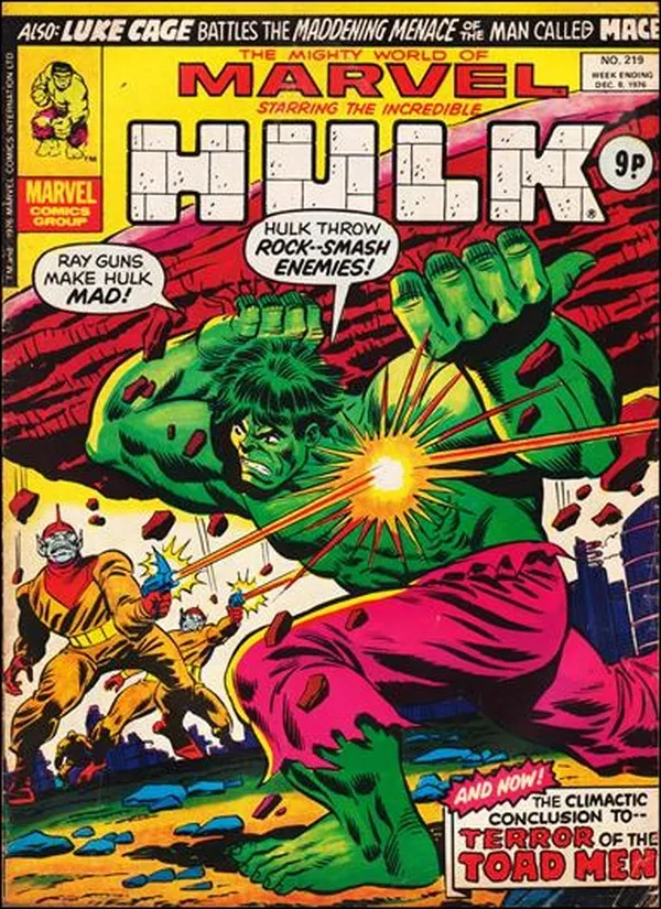 Cover of The Mighty World of Marvel #219