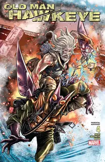 Cover of Old Man Hawkeye #4