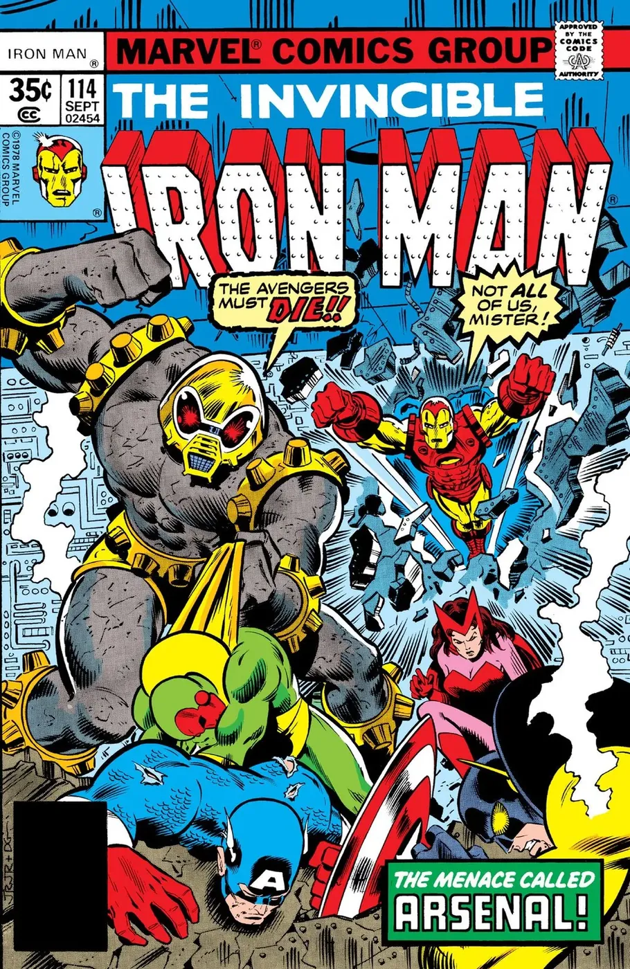 Cover of Iron Man #114