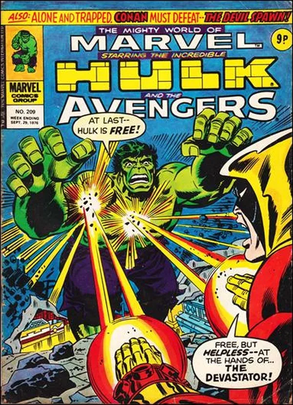 Cover of The Mighty World of Marvel #209