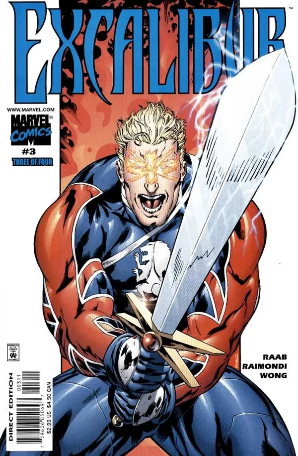 Cover of Excalibur #3