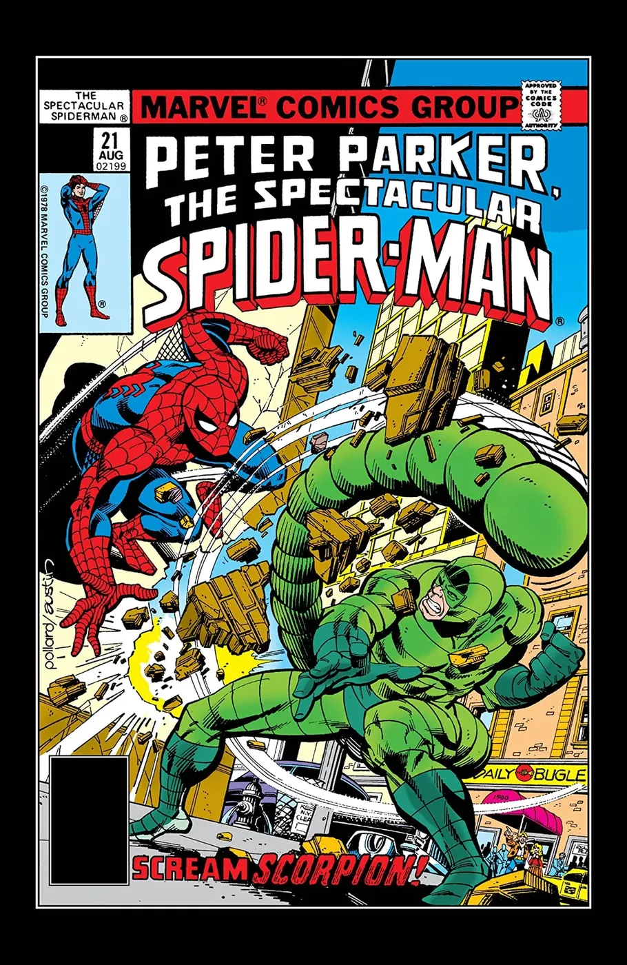 Cover of The Spectacular Spider-Man #21