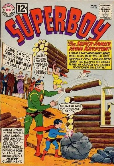 Cover of Superboy #95