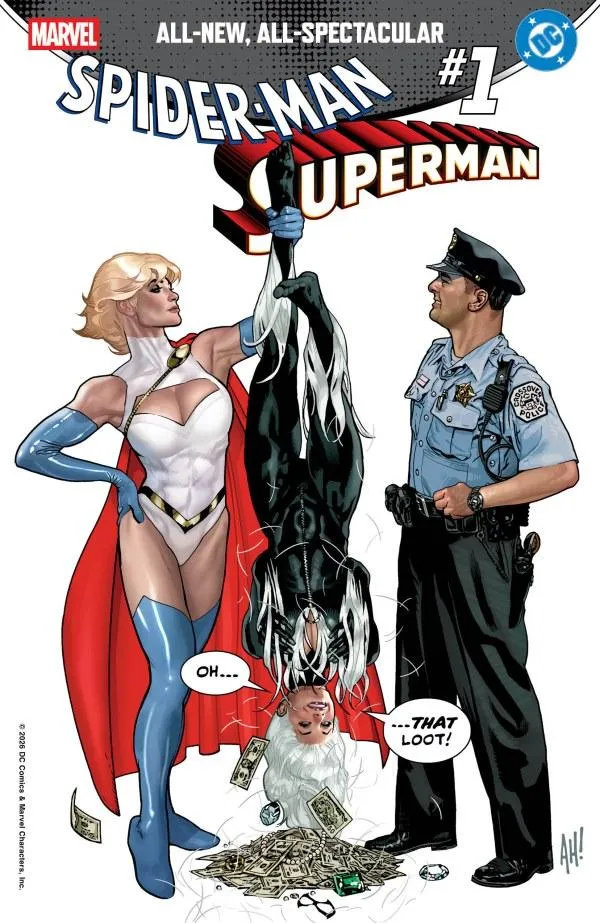 Cover of Marvel / DC: Spider-Man / Superman #1