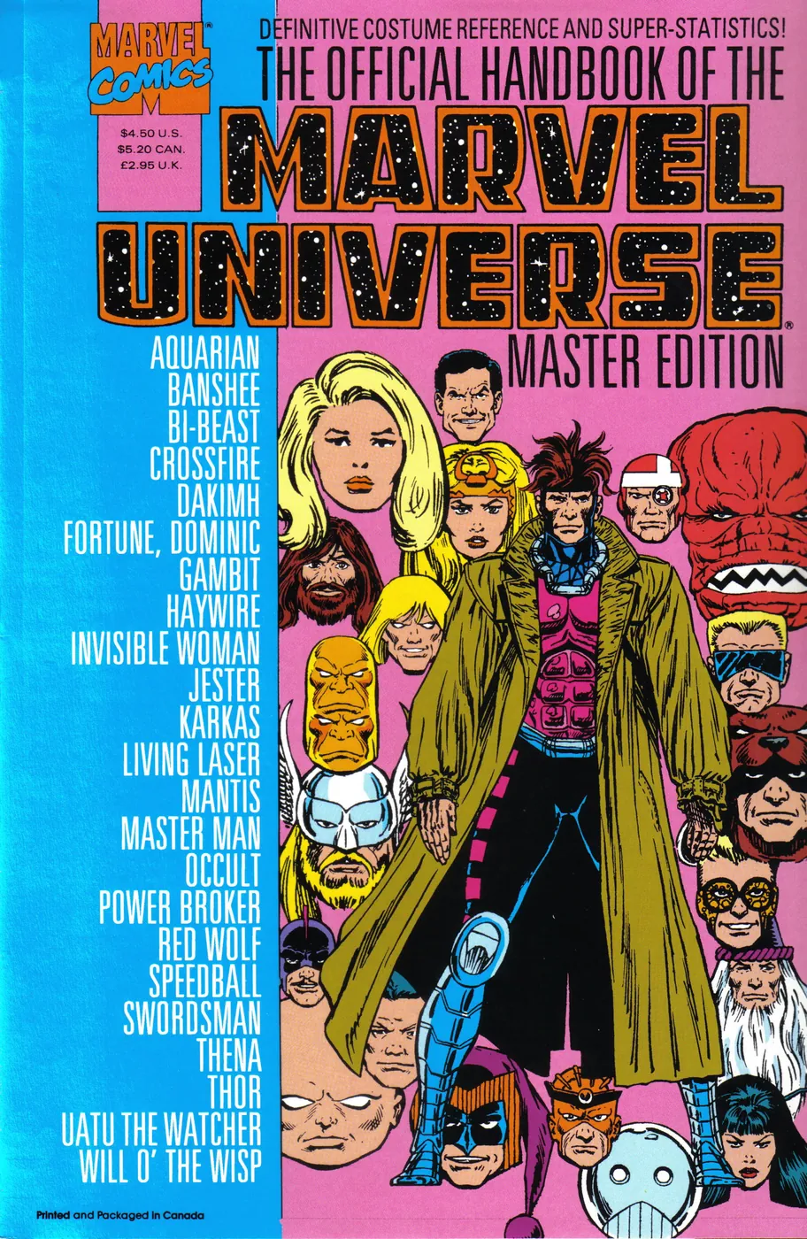 Cover of The Official Handbook of the Marvel Universe: Master Edition #21