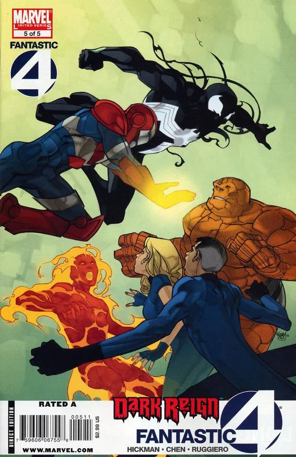 Cover of Dark Reign: Fantastic Four #5