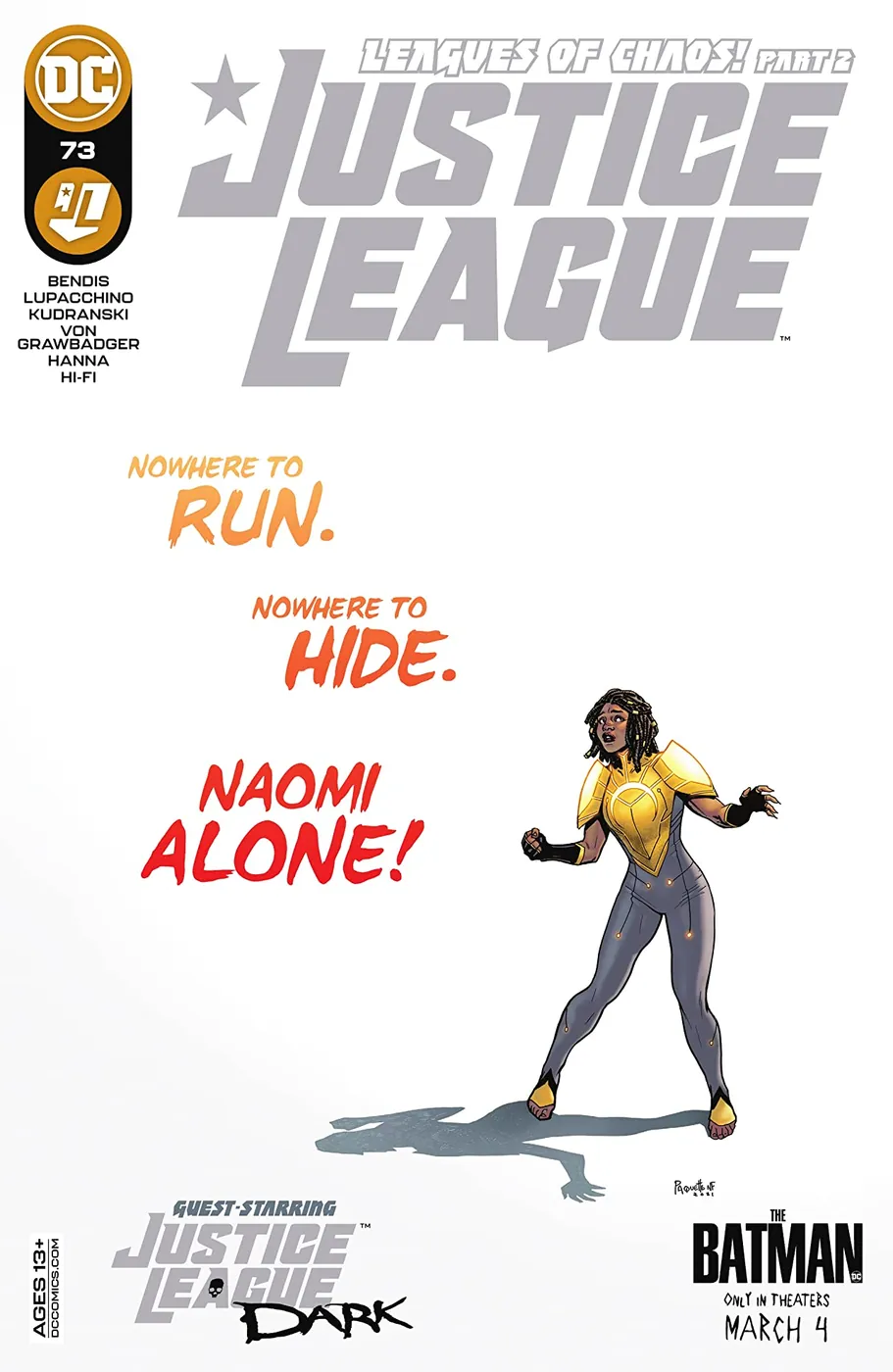 Cover of Justice League #73