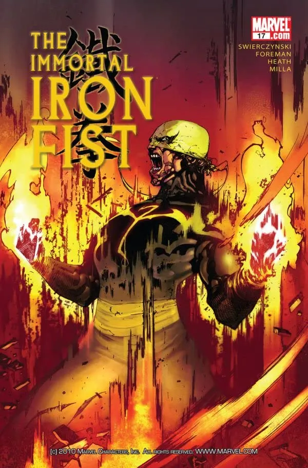 Cover of The Immortal Iron Fist #17