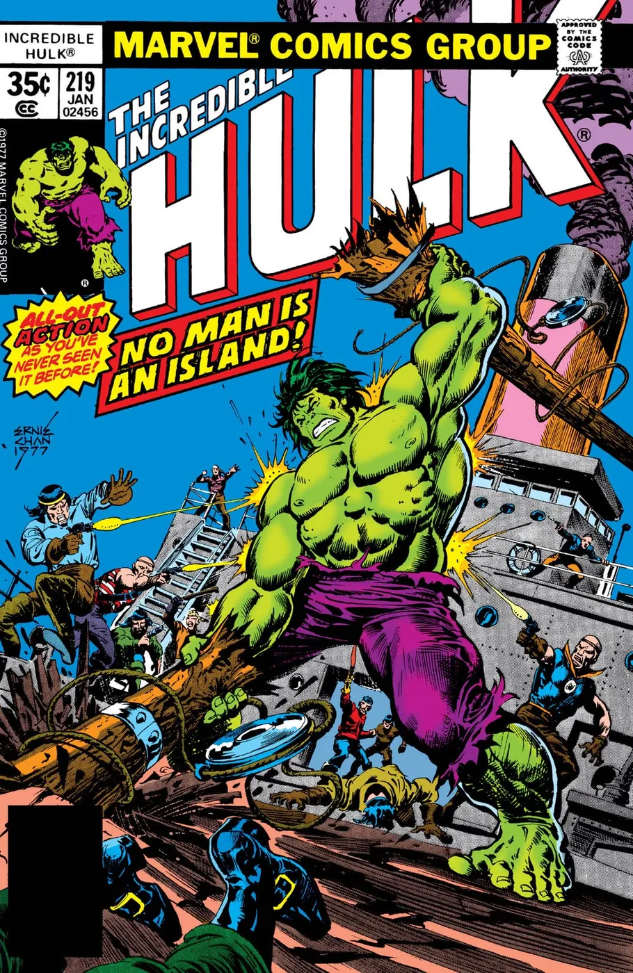 Cover of The Incredible Hulk #219