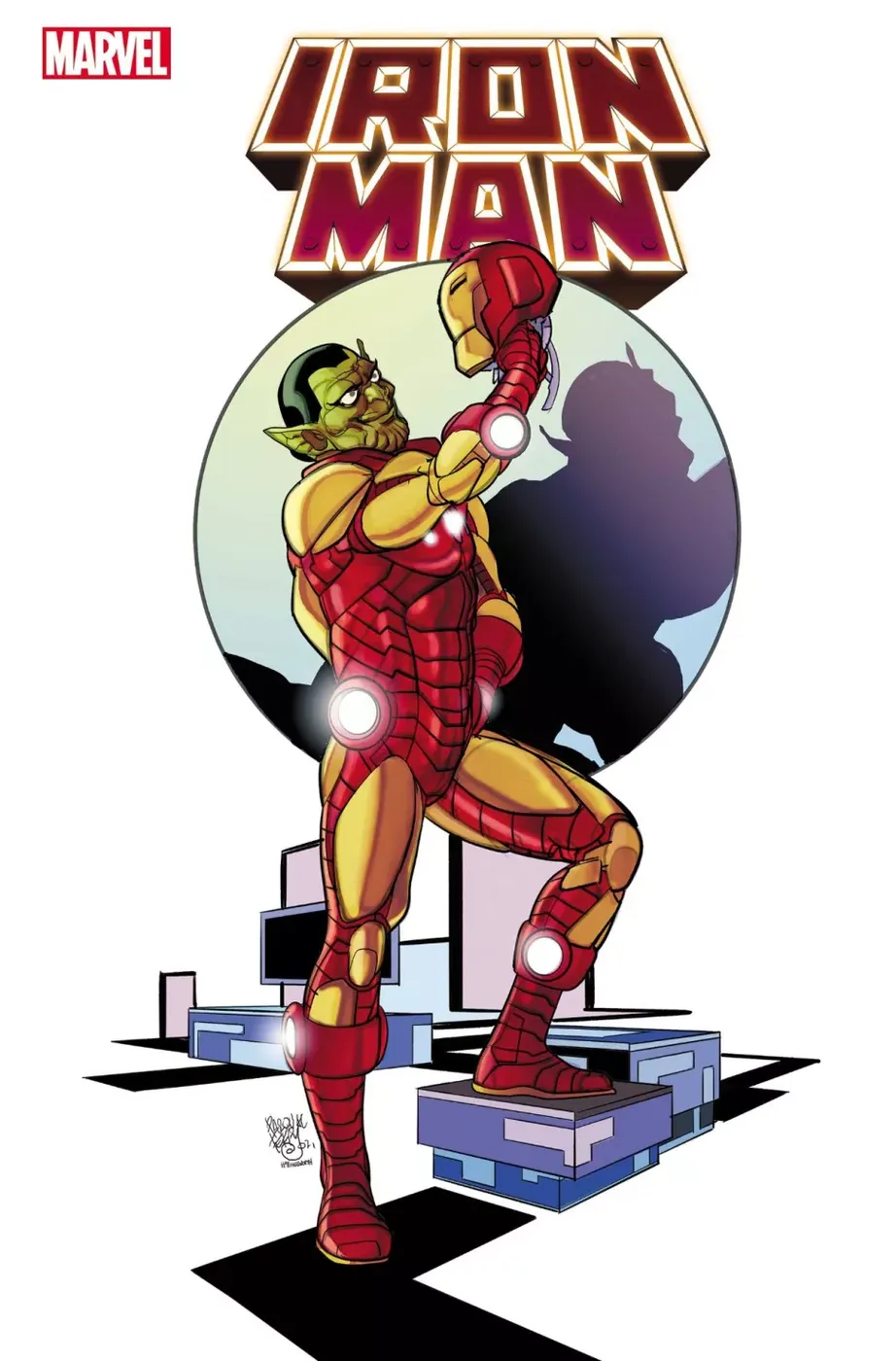 Cover of Iron Man #20 (645)