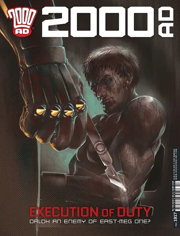 Cover of 2000 AD #1917