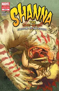 Cover of Shanna the She-Devil: Survival of the Fittest #4