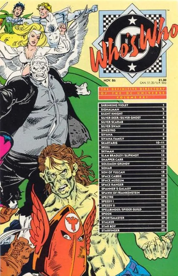 Cover of Who's Who: The Definitive Directory of the DC Universe #21