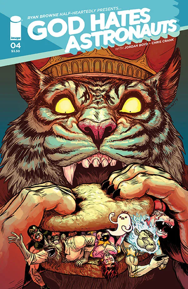 Cover of God Hates Astronauts #4