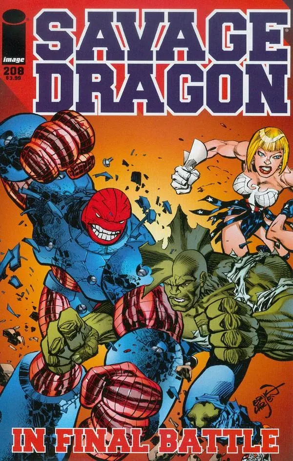 Cover of Savage Dragon #208