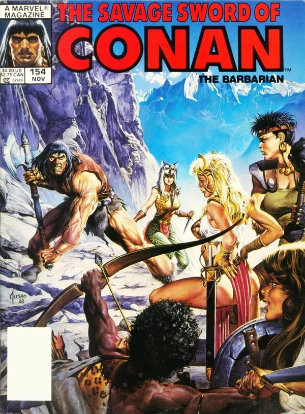 Cover of The Savage Sword of Conan #154