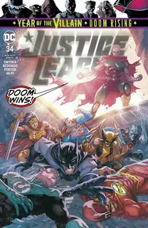 Cover of Justice League #34