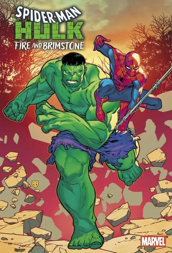 Cover of Spider-Man / Hulk: Fire and Brimstone #2