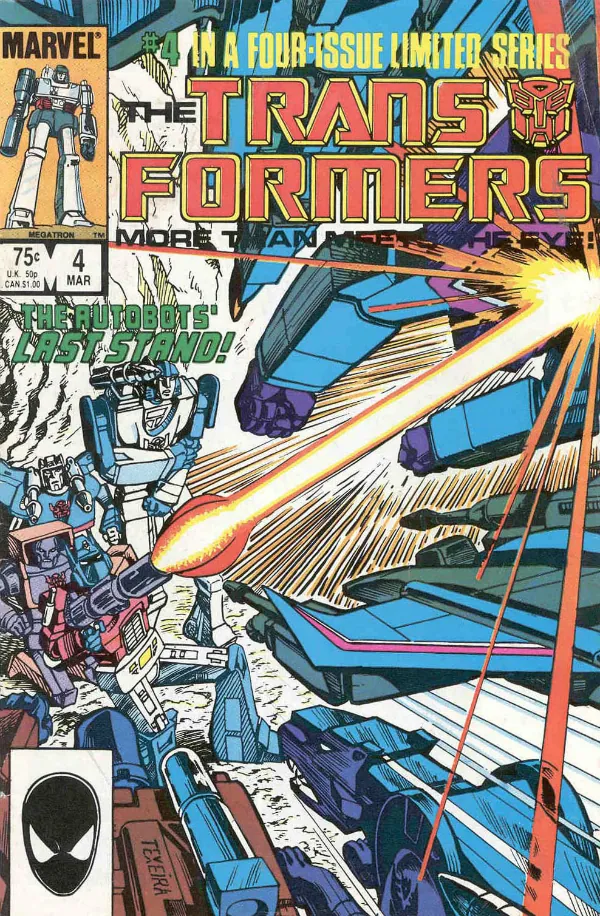 Cover of The Transformers #4