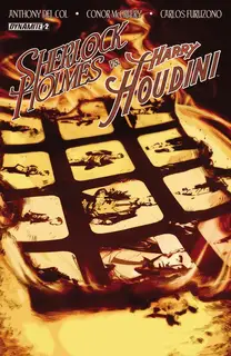 Cover of Sherlock Holmes vs. Harry Houdini #2