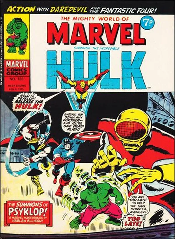 Cover of The Mighty World of Marvel #123