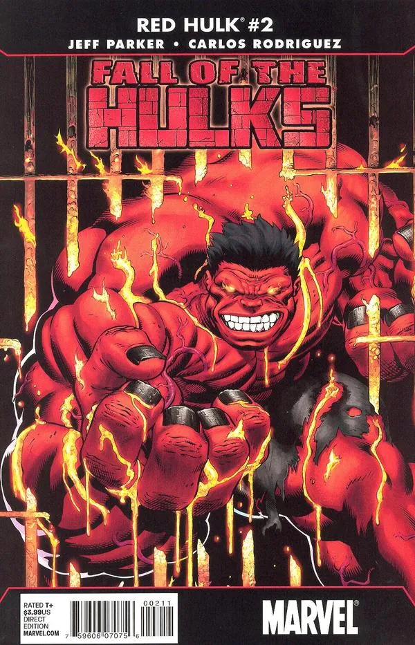 Cover of Fall of the Hulks: Red Hulk #2