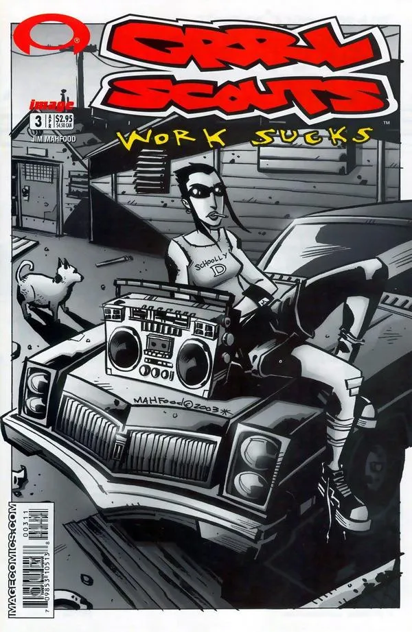Cover of Grrl Scouts: Work Sucks #3