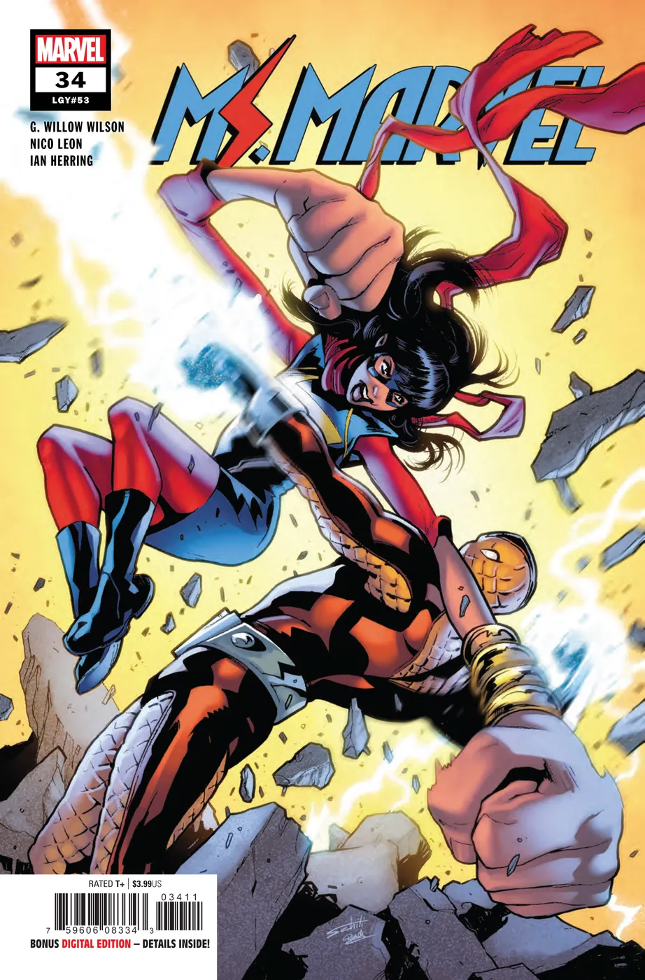 Cover of Ms. Marvel #34